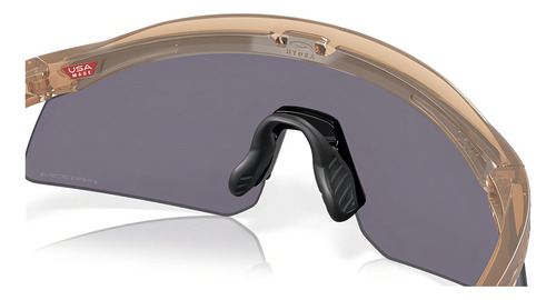 Gafas de sol para hombre Oakley Hydra, modelo clásico con lentes Prizm Grey y armazón color Sépia