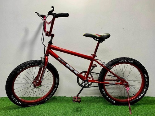 Bicicleta Bmx Cross Rin 20 Aluminio Rojo