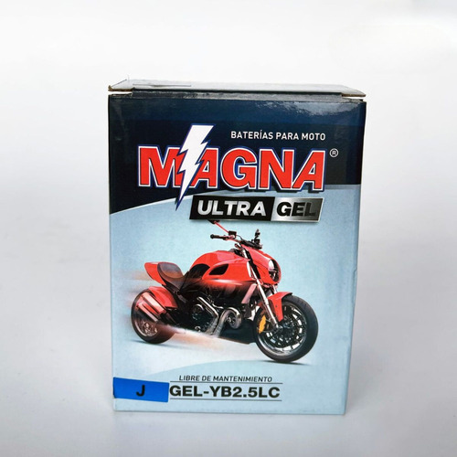 Batería Moto Magna Gel-yb2.5lc  Boxer Ct 100 - Xlr 125 