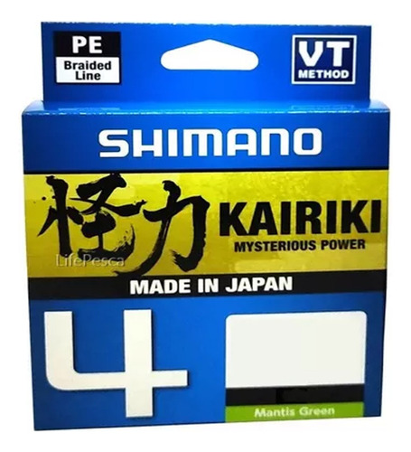 Multifilamento Shimano Kairiki 4 0.13mm 10lb Explorer Pro