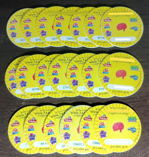 Tazos Web Plantas Vs Zombies Colección Completa 20/20 +cupón