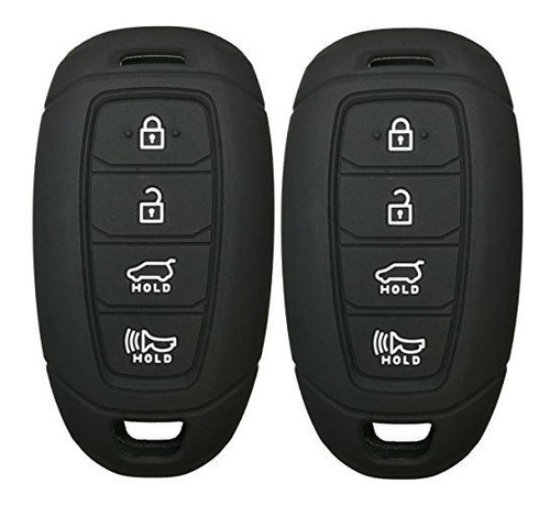 Coolbestda Rubber 4 Buttons Key Fob Cover Caja Remota 67fh5