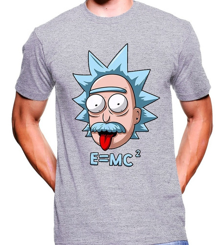 Camiseta Premium Dtg Rock Estampada Rick And Morty 07