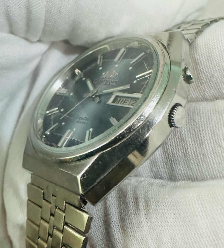 Reloj Orient 3 Stars Automático Dial Azul Oscuro 21 Jewels (Usado)