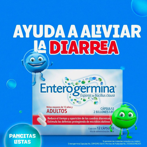 Enterogermina 2 Billones Con 12 Capsulas