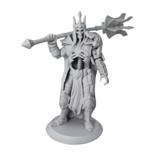 Figura 3d Para Pintar Rey Esqueleto Leoric Diablo 12cms