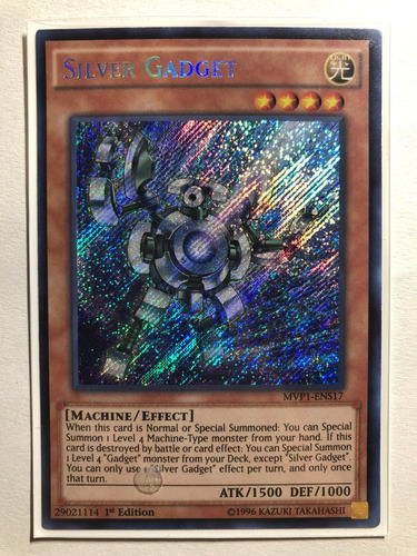  Yu-gi-oh! Silver Gadget (mvp1-ens17)