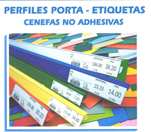 Imagen 2 de 6 de Porta Precio 1,20mt