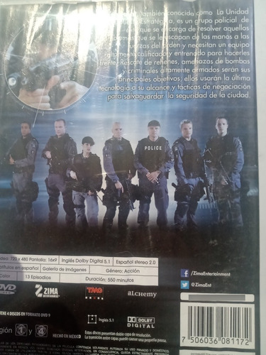 Imagen 3 de 5 de Dvd Flashpoint Temporada 1 Primera Temporada 4 Discos