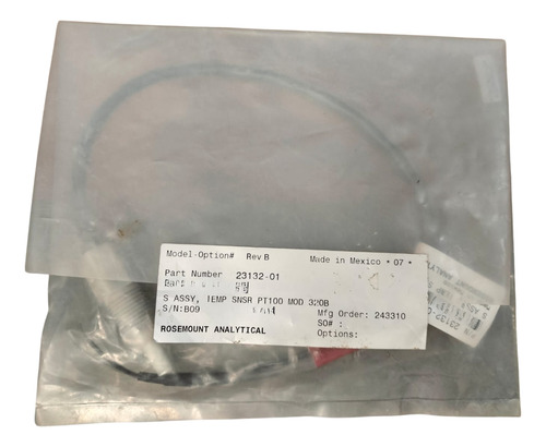 Rosemount Analytical 23132-01 Sensor De Temperatura