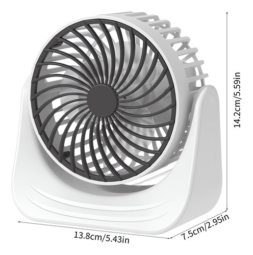 Mini Ventilador De Escritorio B Desktop, Pequeño, Carga Usb,