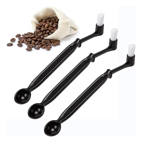 3pcs Espresso Kit De Limpieza Con Cuchara