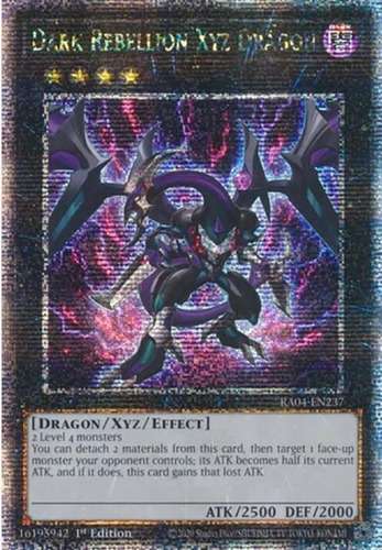 Yugioh!!! Dark Rebellion Xyz Dragon Dark Rebellion Xyz Dragon Inglés