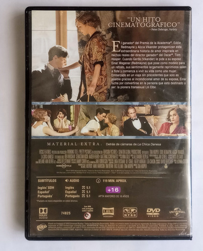 La Chica Danesa - Dvd Original Usado Zona 4 - Audio Latino (Usado)