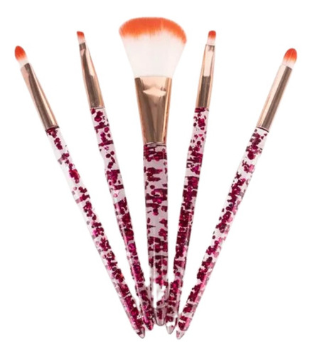 Set De Cinco Brochas Para Maquillaje City Girl