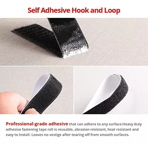 Velcro Reutilizable Autoadhesivo Súper Fuerte, Velcro Adhesivo De