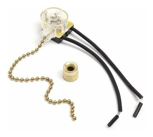 Juego Switch Ventilador De Techo Luz Y 3 Velocidades. 2 Pzs