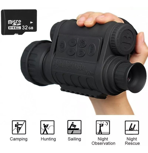 Vision Nocturna Monocular Bestguarder Wg-50 Con Grabacion