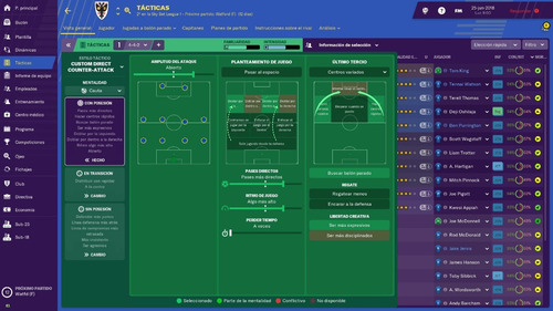 Imagen 4 de 4 de Football Manager 2019 Juego Para Pc En Físico