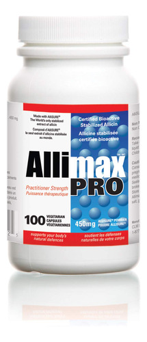 Allimax Pro 450mg 100 Vegicaps. Suplemento De Ajo De Allicin