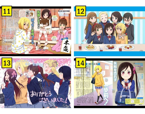 Posters A3 29x42cm Anime Hitori Bocchi No Marumaru Seikatsu