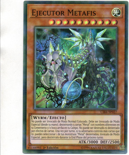 Ejecutor Metafis Carta Yugi Cibr-sp027 Super Rare