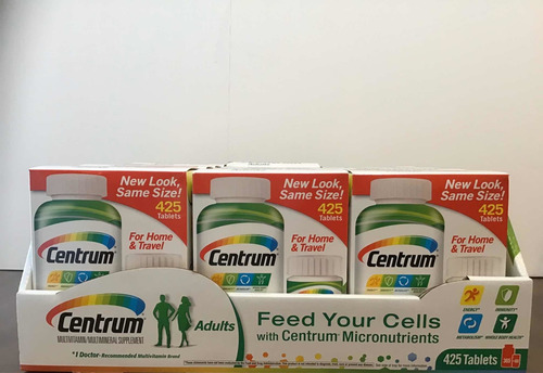 Centrum Adultos 425 Tabletas Multivitami - L a $140