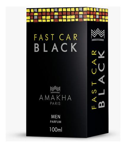 Perfume Fast Car Black Amakha Paris 100ml O Mais Vendido