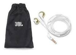 Fone De Ouvido Com Microfone Jbl Tune 205 Branco Com Fio