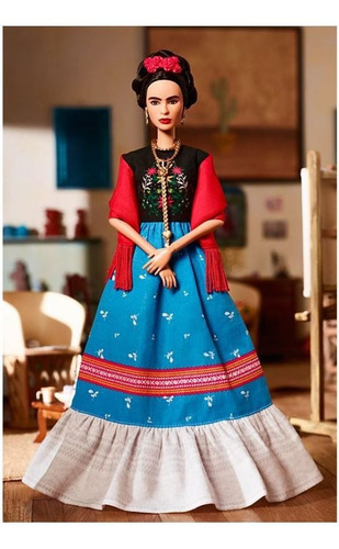 Imagem 5 de 11 de Barbie Série Collector Mulheres Insp. Frida Kahlo Mattel Ms