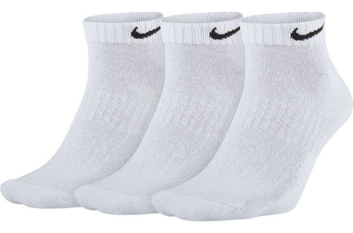 Meia Nike Cotton Cushion Cano Baixo - 3 Pares