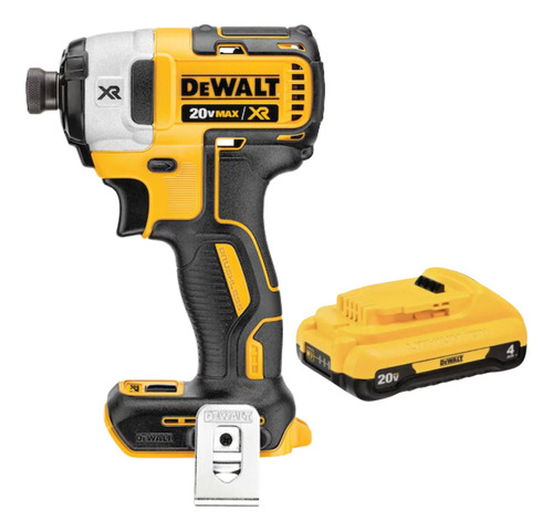 Parafusadeira de Impacto Dewalt 6,35mm Modelo DCF887B-B3, Com Caixa de Papelão, Sem Bateria e Sem Carregador, Ideal para Marceneiros, Mecânicos e Montadores de Estrutura Metálica, 20V MAX