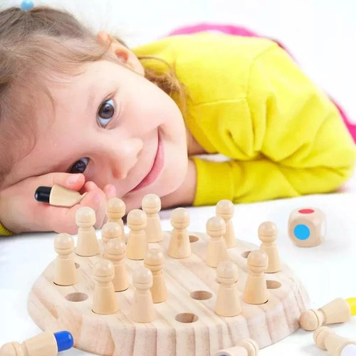 Juego De Mesa De Memoria Educativo Montessori De Madera