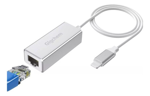 Adaptador Ethernet Lightning iPhone iPad 10/100 Mbps *itech