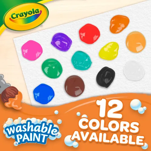 Pintura Lavable Crayola, Pintura Morada, Útiles Para El Aula