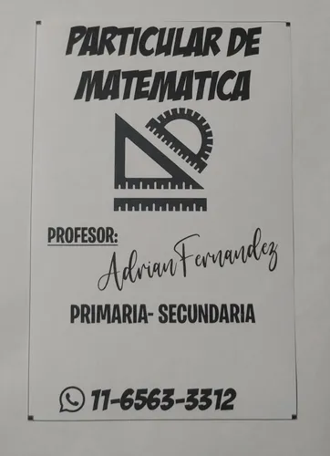 Clases Particulares De Matemáticas Y Trabajo Práctico