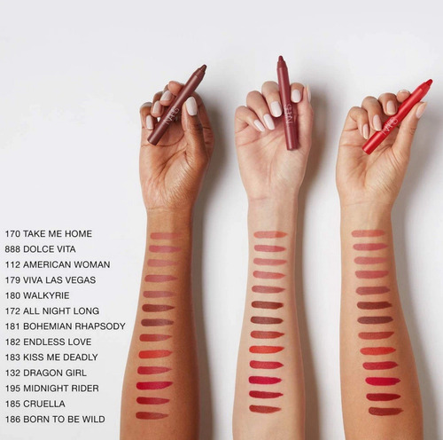 Lápis De Boca Vermelho Nars Cor Midnight Rider 195 Vermelho