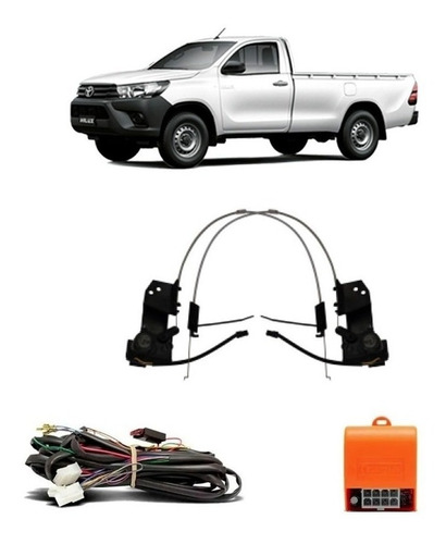 Kit Trava Elétrica Hilux 2016 A 2021 Tragial 2 Portas