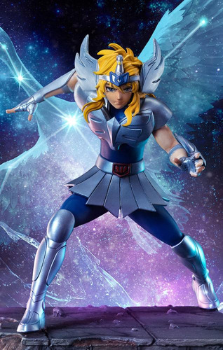 Estátua Cygnus Hyoga Saint Seiya Art Scale 1/10 Iron Studios
