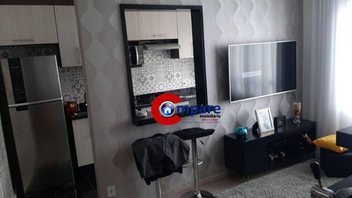 Imagem 1 de 20 de Apartamento Com 2 Dormitórios À Venda, 45 M² Por R$ 250.000 - Ponte Grande - Guarulhos/sp - Ap9660