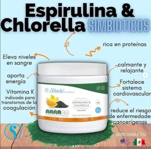 Algas De La Vida/ Espirulina & Chlorella Anemia Y Colesterol