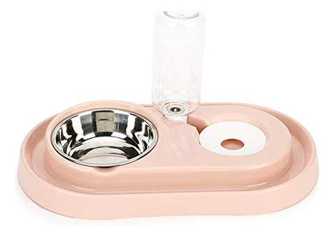 Juego Cuencos Agua Comida Acero Inoxidable Dispensador Autom