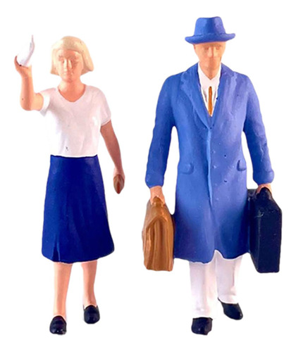 Figuras De Personas Pequeñas A Escala 1:64, 2 Piezas, C