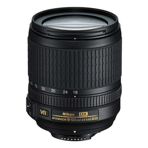 Lente Nikon Af-s Dx 18-105mm F/3.5-5.6 G Vr Teleobjetivo Fac