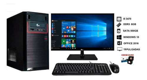Imagen 1 de 2 de Computadora I5. 8gb Ram. D.d 500gb. Monitor Teclado Y Mouse