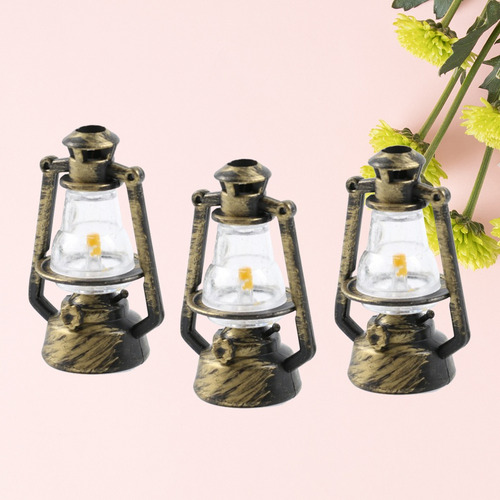 Imagen 8 de 8 de 6pcs Retro Kerosene Lámpara Prop Portátil Luz Lámpara De La