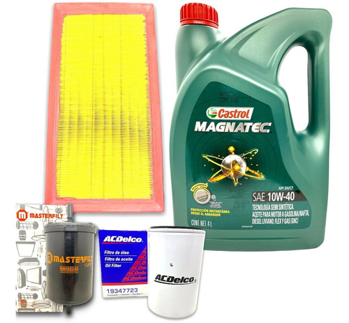 Kit Service Aceite Castrol + 3 Filtros Vw Bora Golf 1.8t 2.0