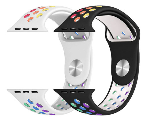 Correa Para Apple Watch 42/44/45mm L Banda Deportivo Pride