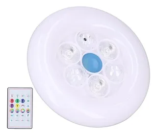Foco Bocina Led 48w Multicolor A Con Control Remoto