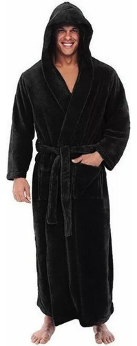 Ropa De Casa De Bata De Chal De Felpa Elástica De Invierno